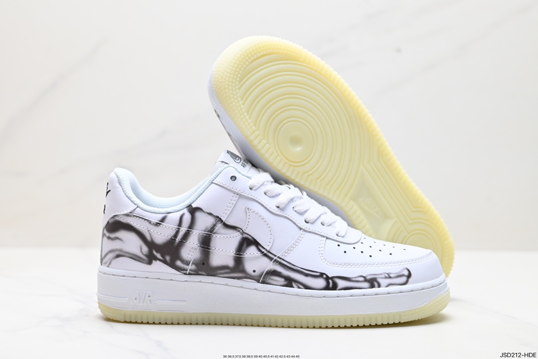 200 Nike Air Force 1 Low 07 Skeleton Qs R07541-100