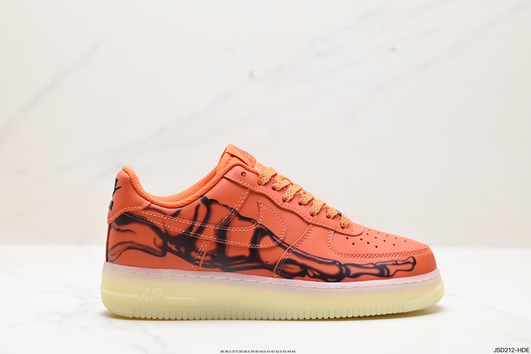 200 Nike Air Force 1 Low 07 Skeleton Qs R07541-100