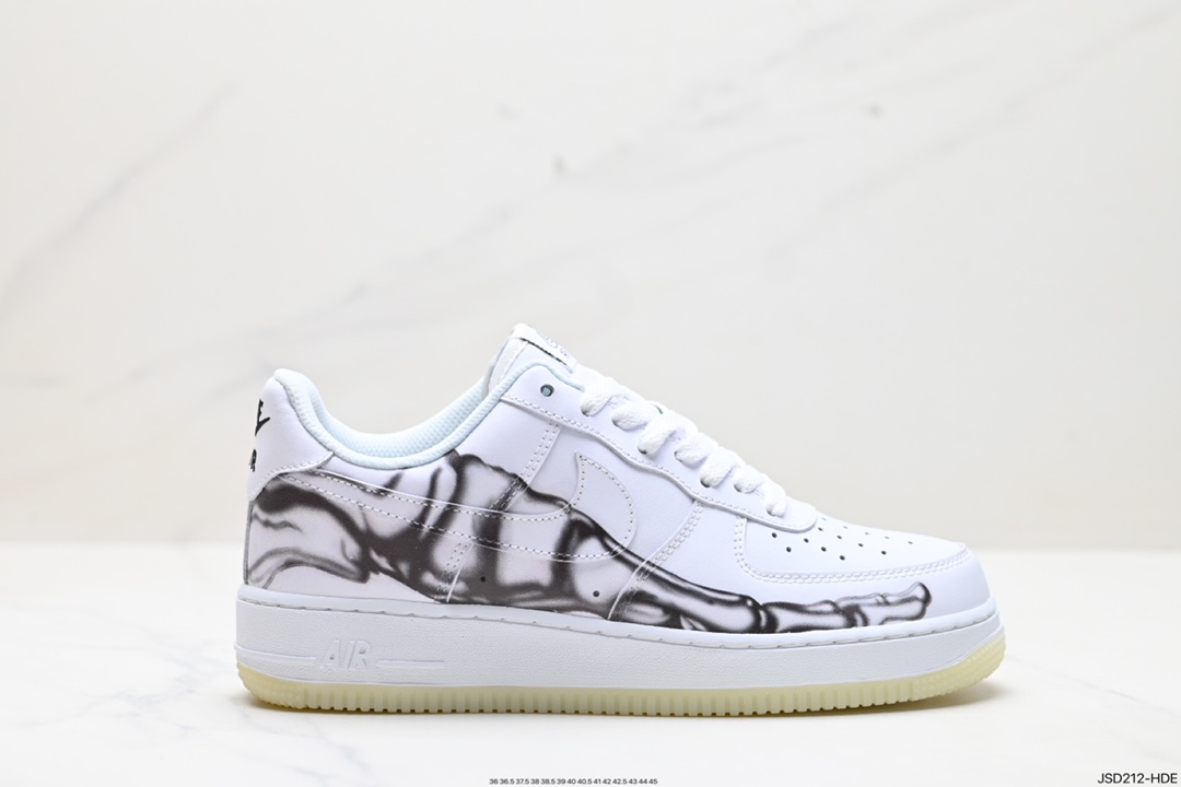 200 Nike Air Force 1 Low 07 Skeleton Qs R07541-100