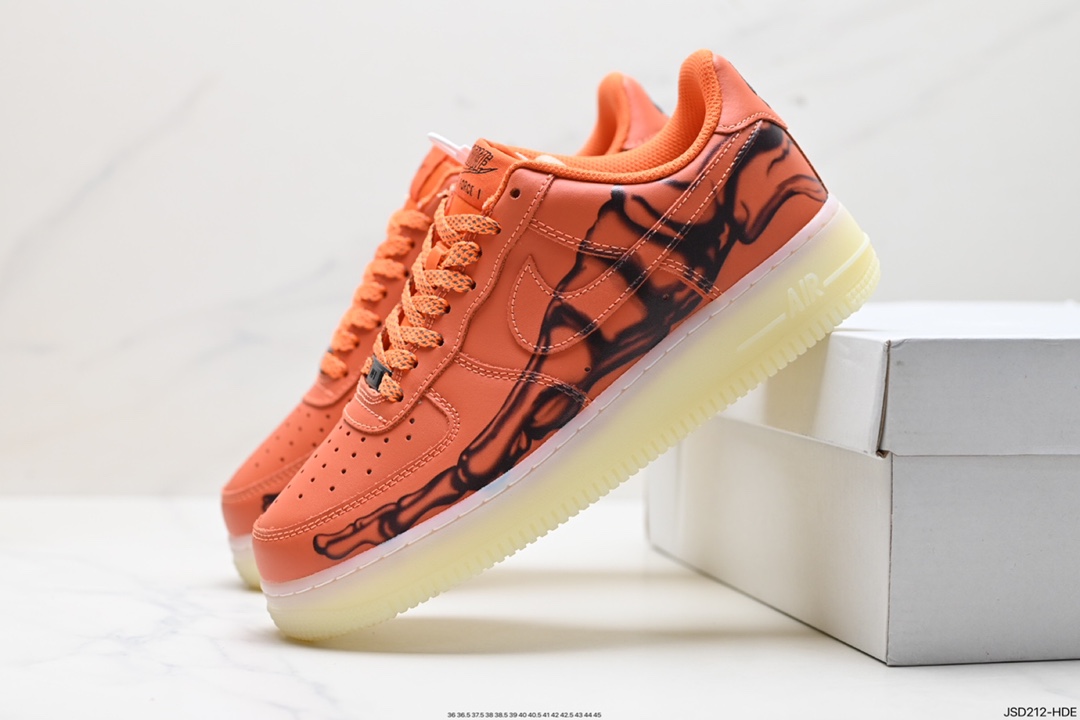200 Nike Air Force 1 Low 07 Skeleton Qs R07541-100