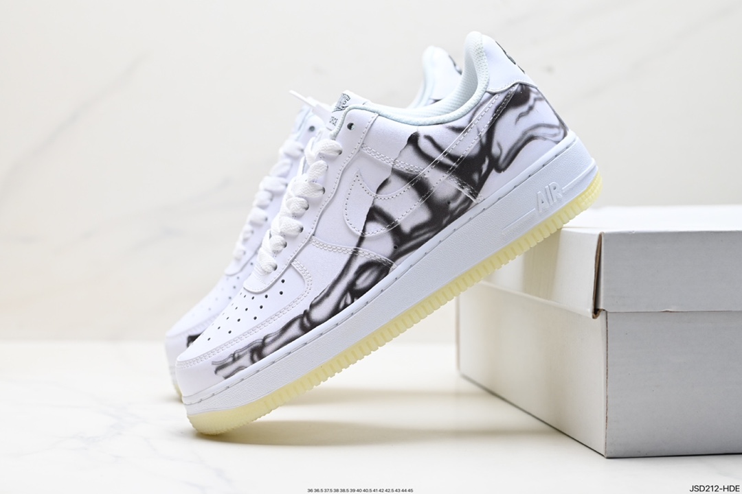200 Nike Air Force 1 Low 07 Skeleton Qs R07541-100