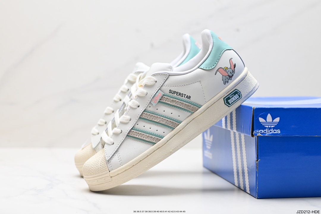 140 贝壳头阿迪达斯Adidas三叶草 Originals Superstar 贝壳头系列低帮板鞋 IE2931
