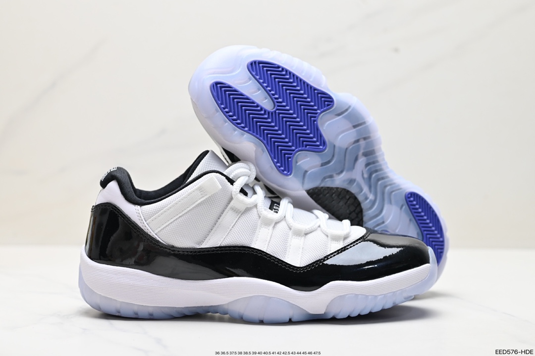 380 耐克Nike Air Jordan 11 Retro Low”Concord“AJ11代篮球鞋“康扣 528895-153