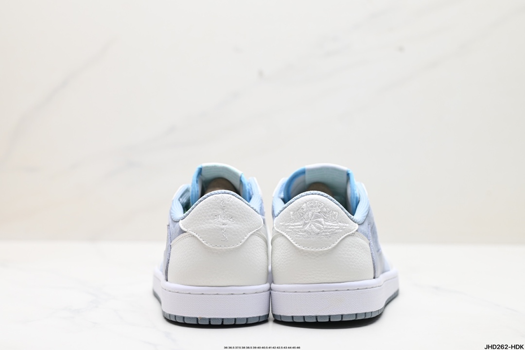 190 AJ1倒勾Travis Scott x Air Jordan 1 ” Reverse Mocha “ AJ1乔1 TS 闪电 DM7866-888