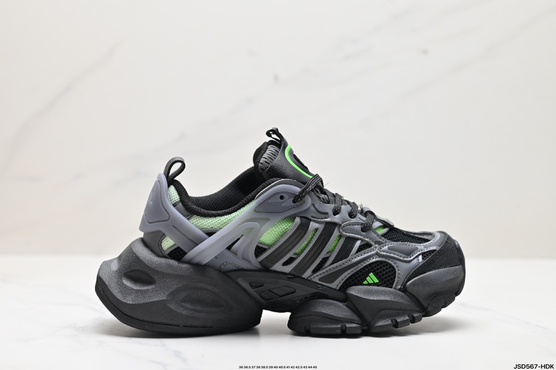 200 Adidas XLG RUNNER DELUXE 系列低帮老爹风增高复古中性休闲运动慢跑鞋 JP5784