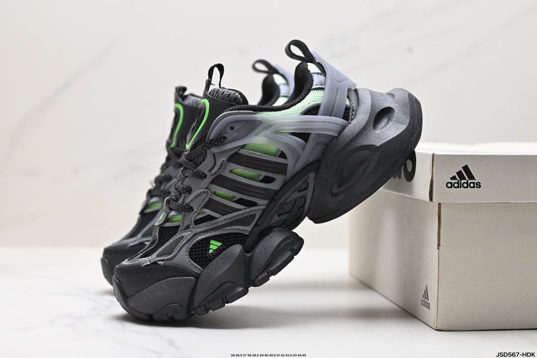 200 Adidas XLG RUNNER DELUXE 系列低帮老爹风增高复古中性休闲运动慢跑鞋 JP5784