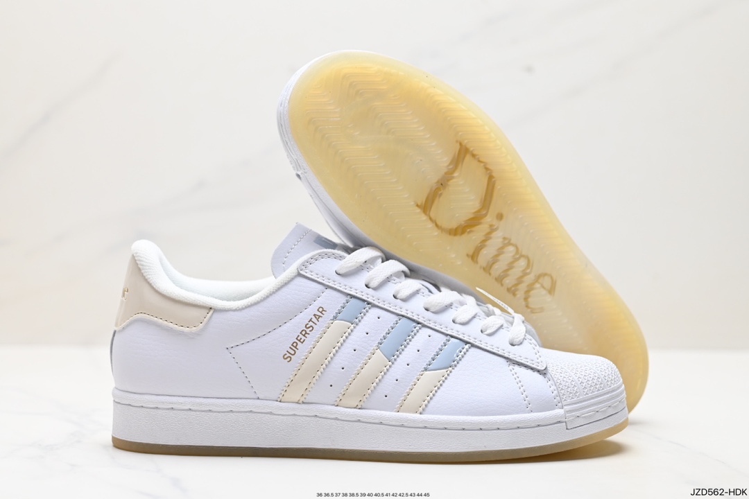 140 阿迪达斯Adidas三叶草 Originals Superstar Pride RM贝壳头板鞋 FZ6002