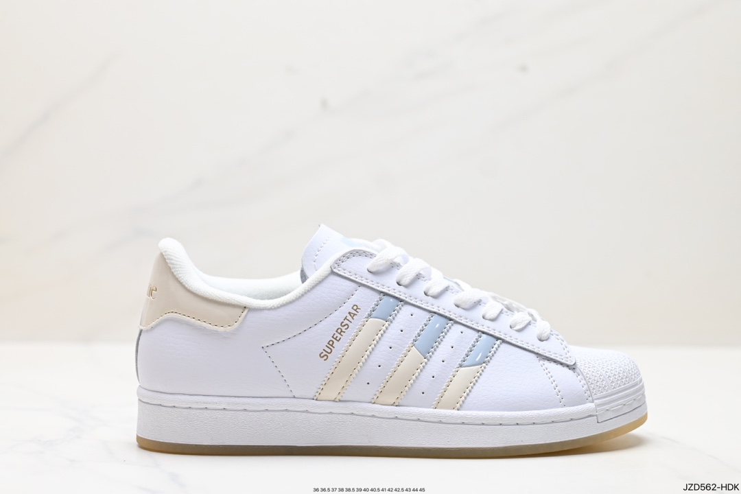 140 阿迪达斯Adidas三叶草 Originals Superstar Pride RM贝壳头板鞋 FZ6002