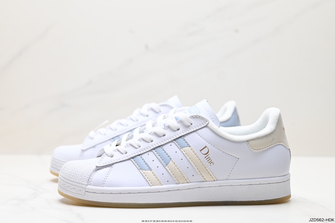 140 阿迪达斯Adidas三叶草 Originals Superstar Pride RM贝壳头板鞋 FZ6002