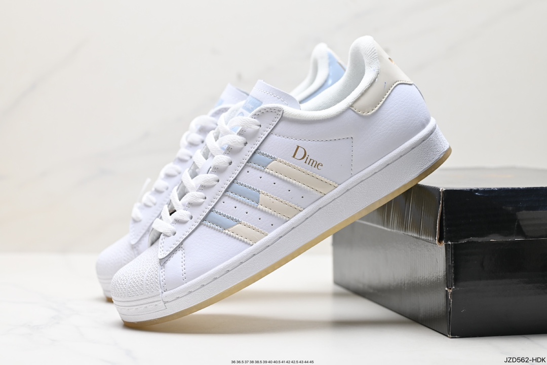 140 阿迪达斯Adidas三叶草 Originals Superstar Pride RM贝壳头板鞋 FZ6002