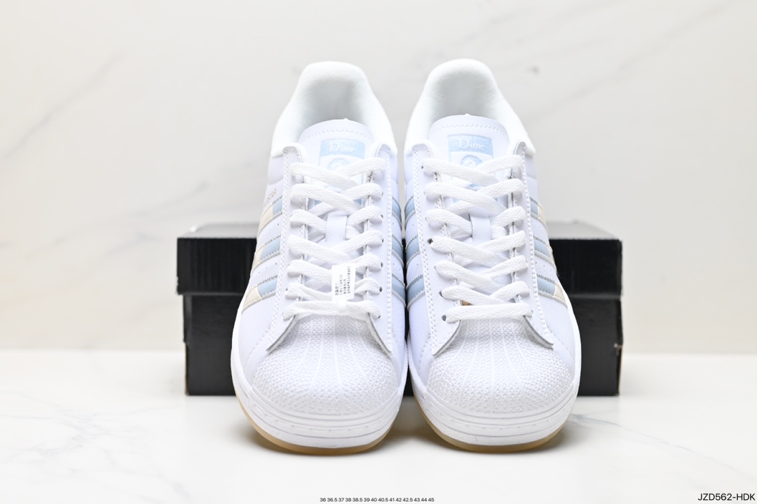 140 阿迪达斯Adidas三叶草 Originals Superstar Pride RM贝壳头板鞋 FZ6002