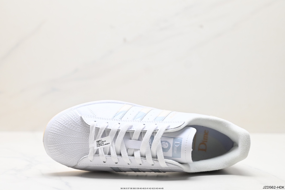 140 阿迪达斯Adidas三叶草 Originals Superstar Pride RM贝壳头板鞋 FZ6002