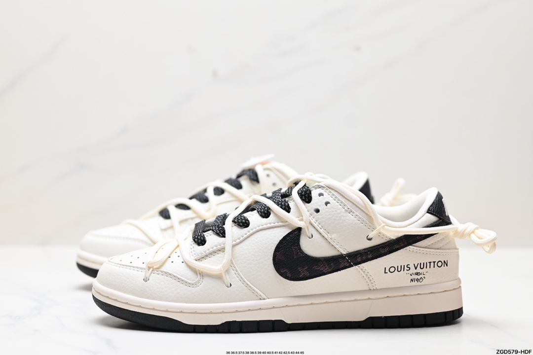 290 耐克NK SB Dunk Low”Green/Beige“绑绳解构风 JJ5688-103