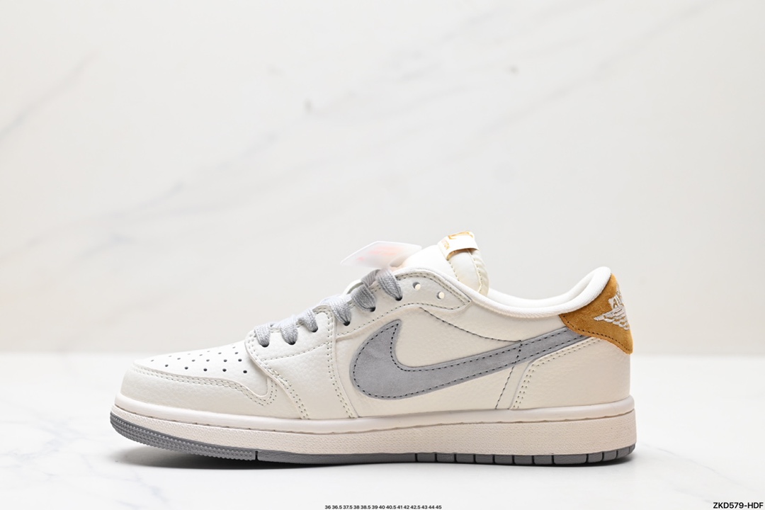 270 Travis Scott x Fragment Design x Jordan Air Jordan 1 Low OG SP AJ1 乔1 LV联名低帮文化休闲板鞋 LX1988-800