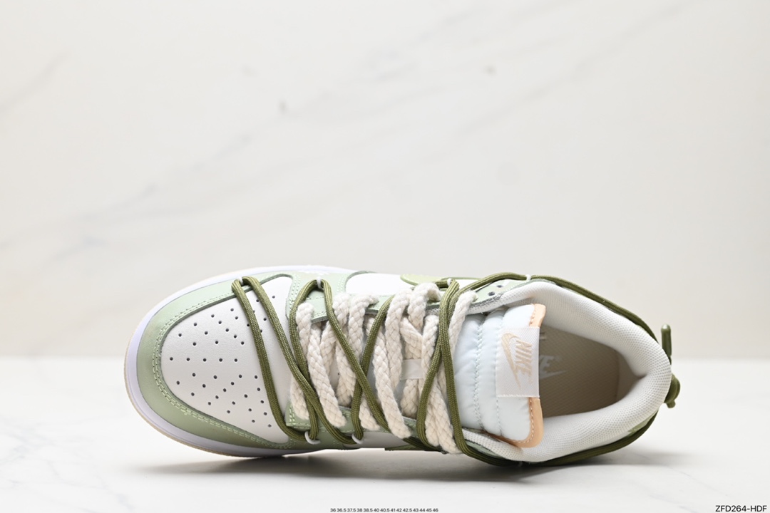 280 耐克NK SB Dunk Low”Green/Beige“绑绳解构风 DV0831-003