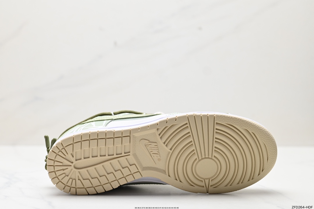 280 耐克NK SB Dunk Low”Green/Beige“绑绳解构风 DV0831-003