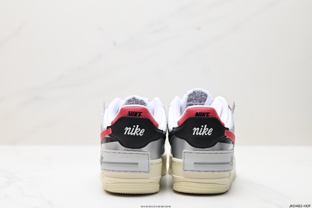 160 耐克NIKE WMNS Air Force 1 Shadow全新少女系解构主义设计 FN6335-100