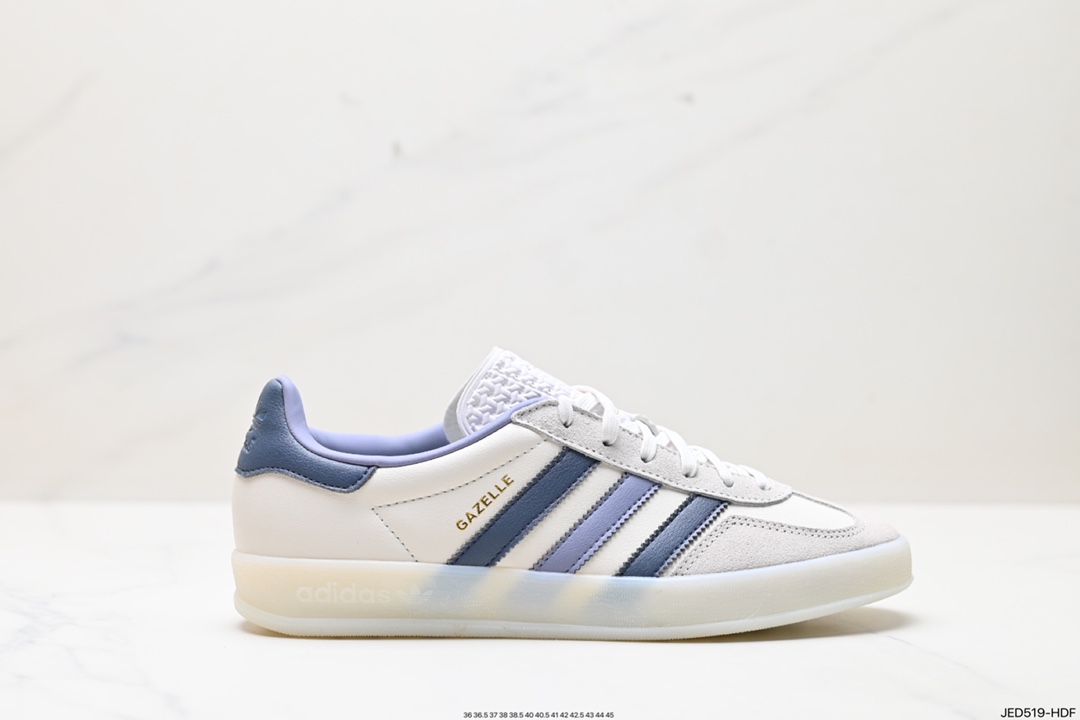 150 adidas Originals Gazelle INdoor 三叶草休闲防滑耐磨低帮板鞋 IG1643