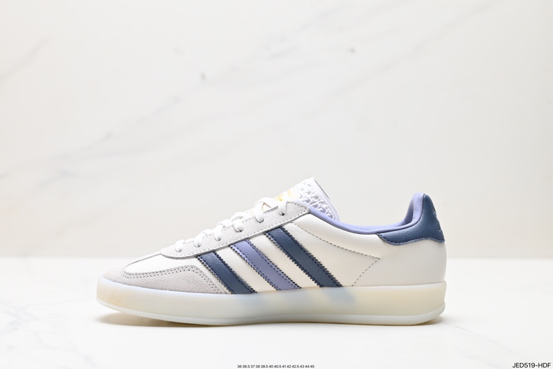 150 adidas Originals Gazelle INdoor 三叶草休闲防滑耐磨低帮板鞋 IG1643