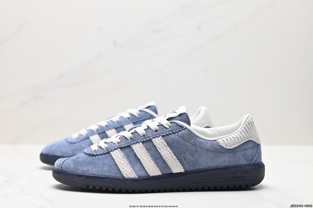 Adidas Originals Bermuda suede non-slip wear-resistant lightweight low-top sneakers IF6558