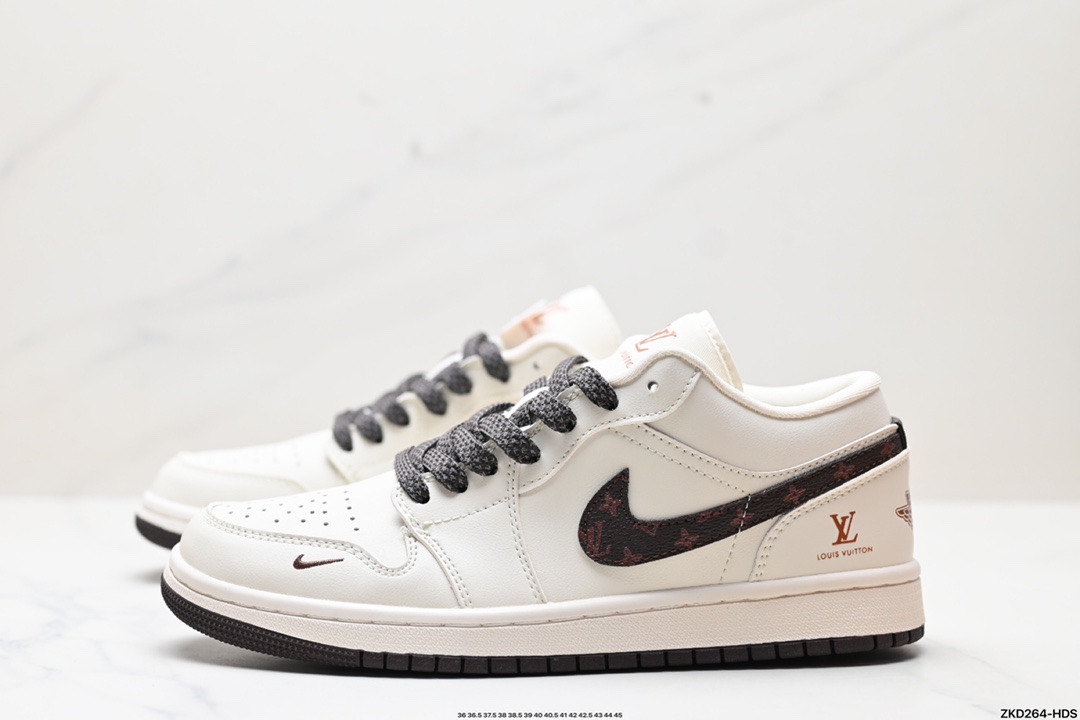 Nike Air Jordan 1 Low Louis Vuitton 低帮休闲运动板鞋 WG8850-004