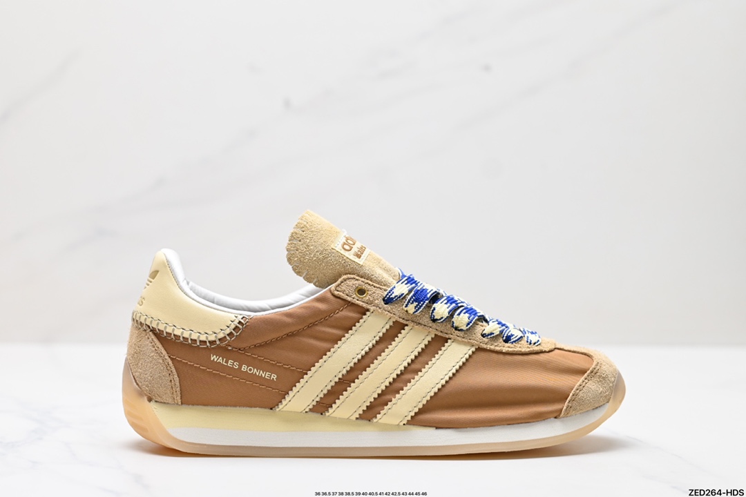 阿迪达斯 Adidas WB Country 生胶底 秀气大方的鞋型  GW1388