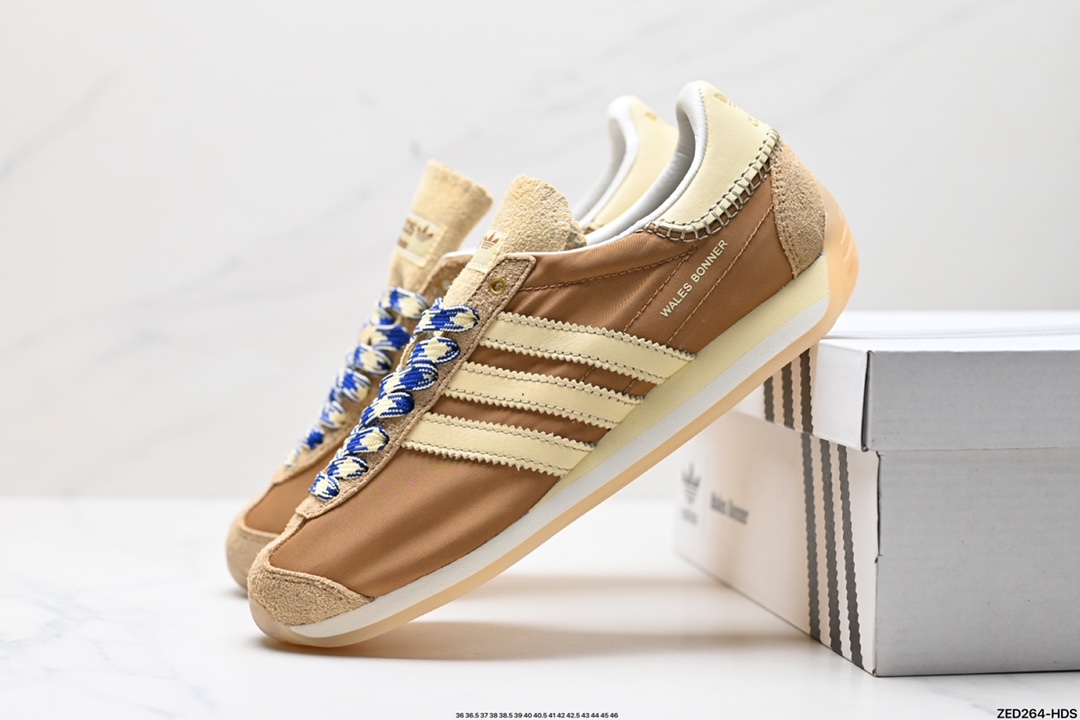 阿迪达斯 Adidas WB Country 生胶底 秀气大方的鞋型  GW1388