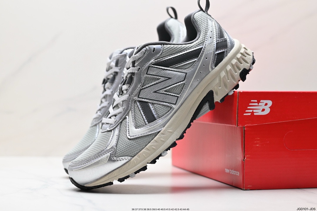 NEW BALANCE/NB WT410CK5 浅灰银 复古运动跑步鞋男女增高老爹鞋  MT410KR5