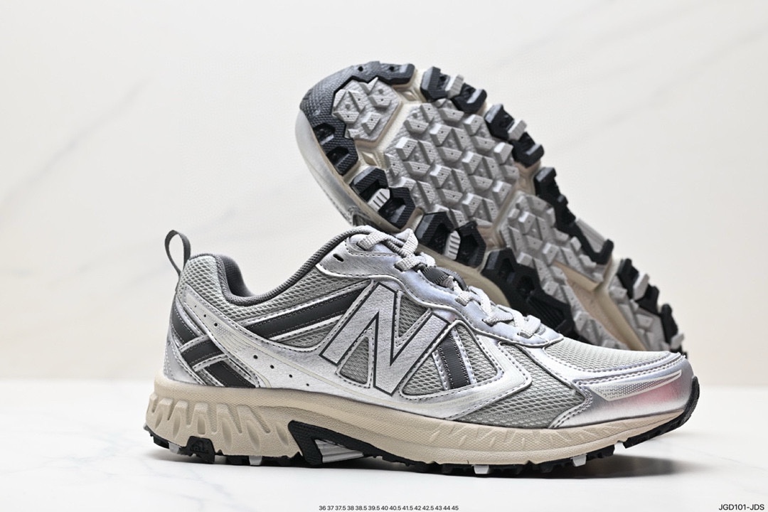 NEW BALANCE/NB WT410CK5 浅灰银 复古运动跑步鞋男女增高老爹鞋  MT410KR5