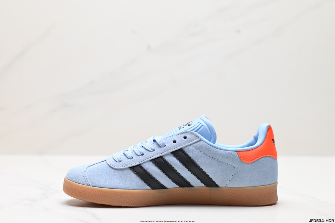 adidas Originals Gazelle INdoor 三叶草休闲防滑耐磨低帮板鞋 JI2076