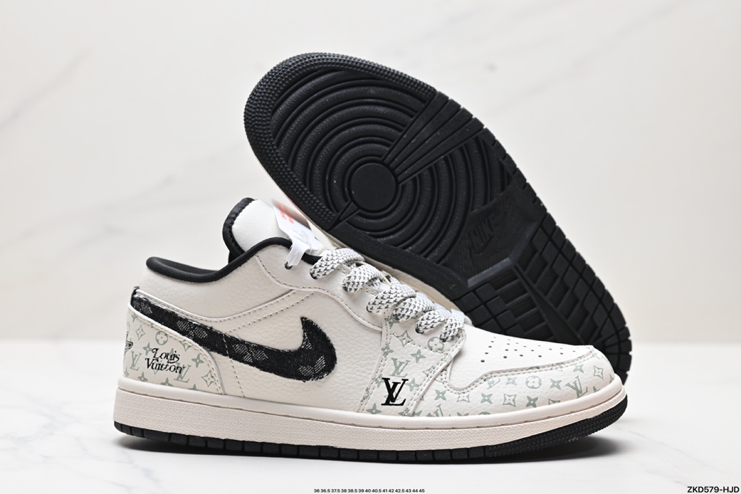 Nike Air Jordan 1 Low x Louis Vuitton 低帮休闲运动板鞋  SJ9950-006