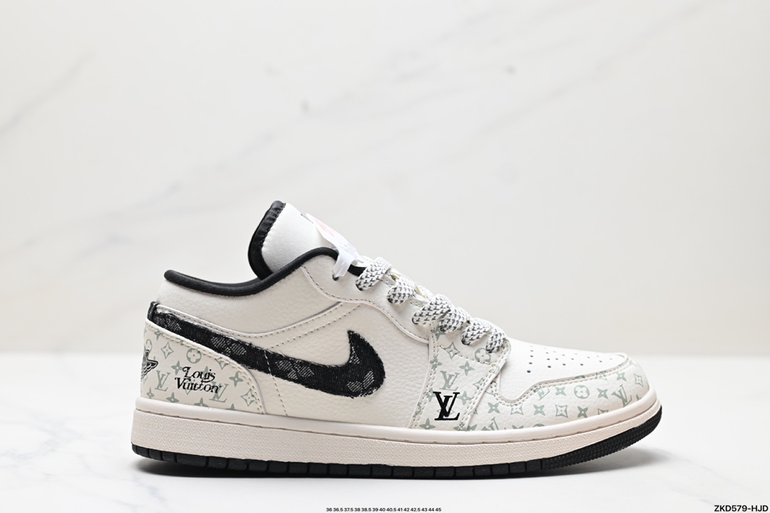 Nike Air Jordan 1 Low x Louis Vuitton 低帮休闲运动板鞋  SJ9950-006