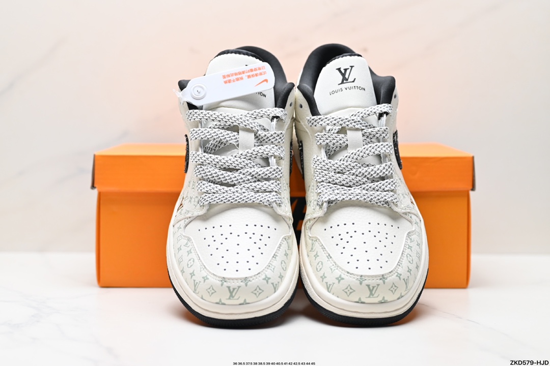 Nike Air Jordan 1 Low x Louis Vuitton 低帮休闲运动板鞋  SJ9950-006