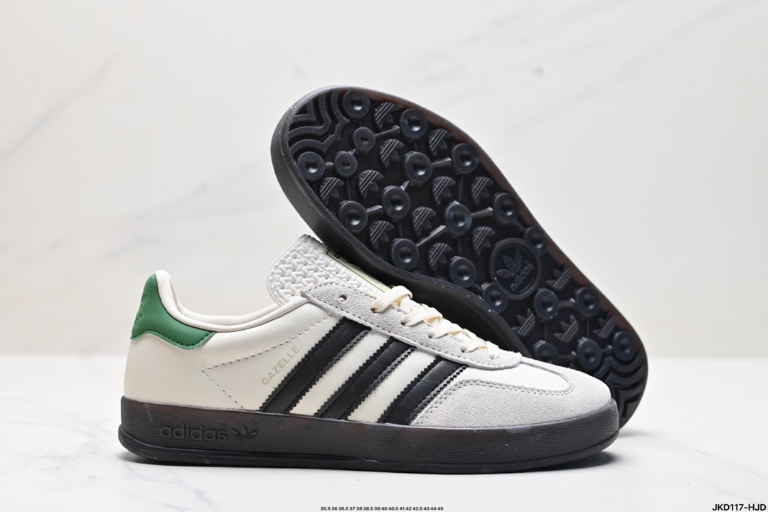 adidas Originals Gazelle INdoor 三叶草休闲防滑耐磨低帮板鞋  IH0376