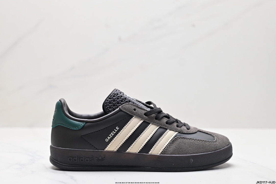 adidas Originals Gazelle INdoor 三叶草休闲防滑耐磨低帮板鞋  IH0376