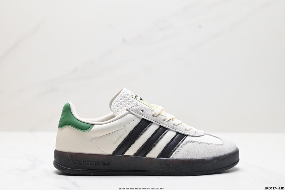 adidas Originals Gazelle INdoor 三叶草休闲防滑耐磨低帮板鞋  IH0376