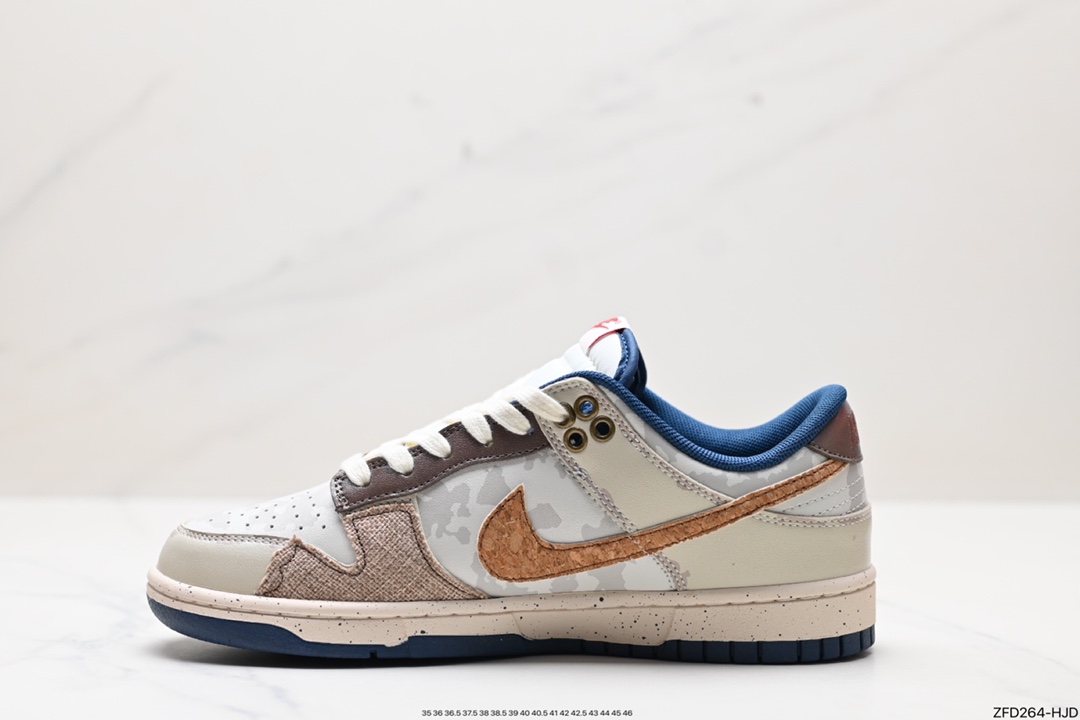 NK Dunk Low Retro “DIY高端定制” 低帮休闲运动板鞋  DD1391-400