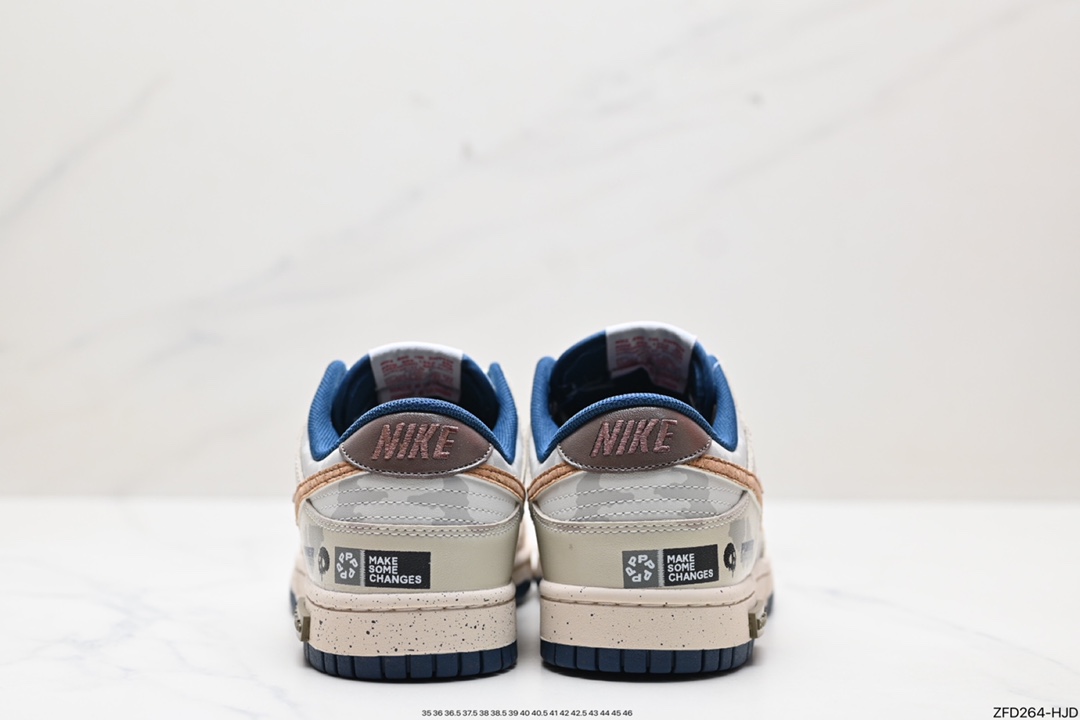 NK Dunk Low Retro “DIY高端定制” 低帮休闲运动板鞋  DD1391-400