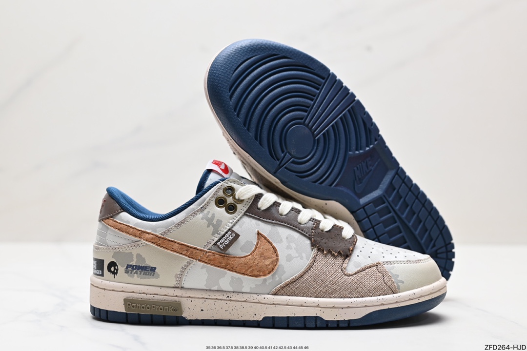 NK Dunk Low Retro “DIY高端定制” 低帮休闲运动板鞋  DD1391-400