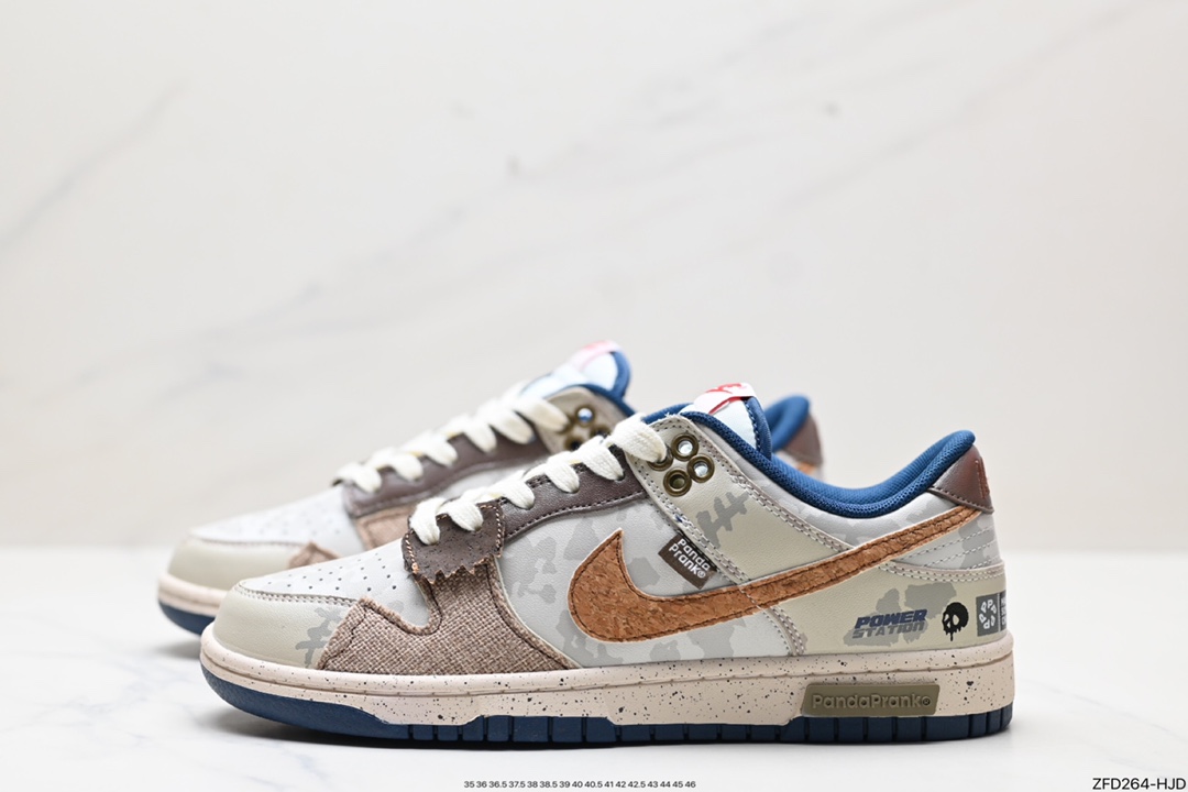 NK Dunk Low Retro “DIY高端定制” 低帮休闲运动板鞋  DD1391-400