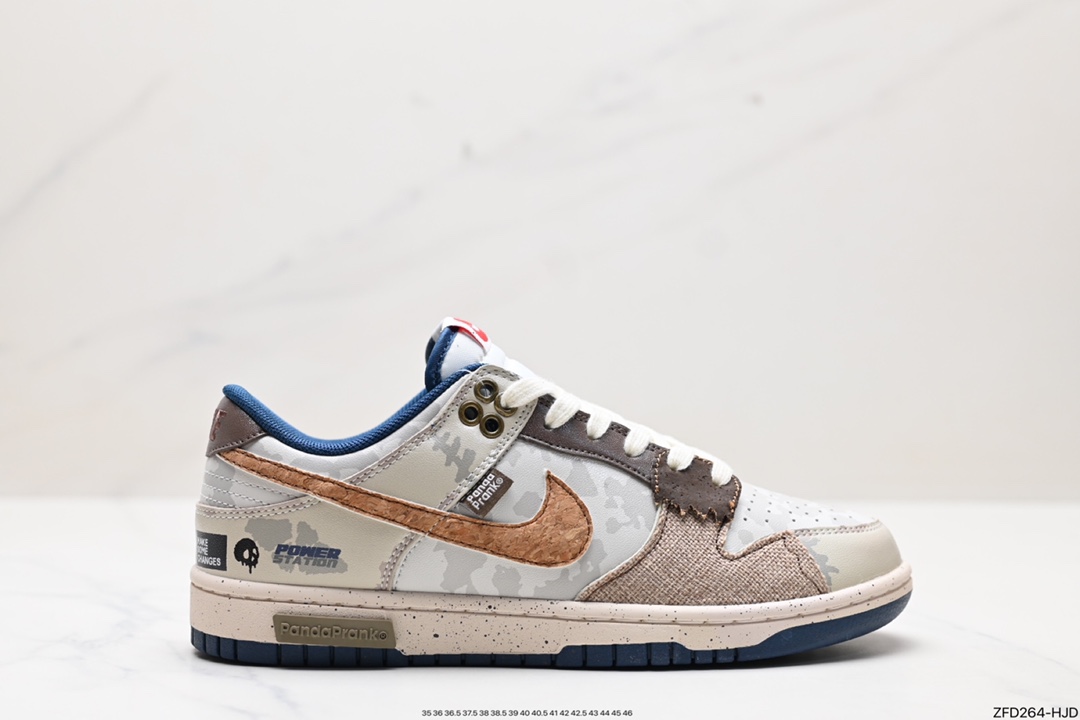 NK Dunk Low Retro “DIY高端定制” 低帮休闲运动板鞋  DD1391-400