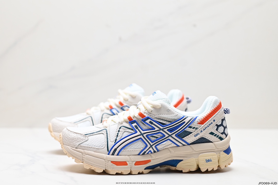 Asics Gel-Kahana 8 系列 浅灰 亚瑟士经典户外跑鞋  1011B109-203