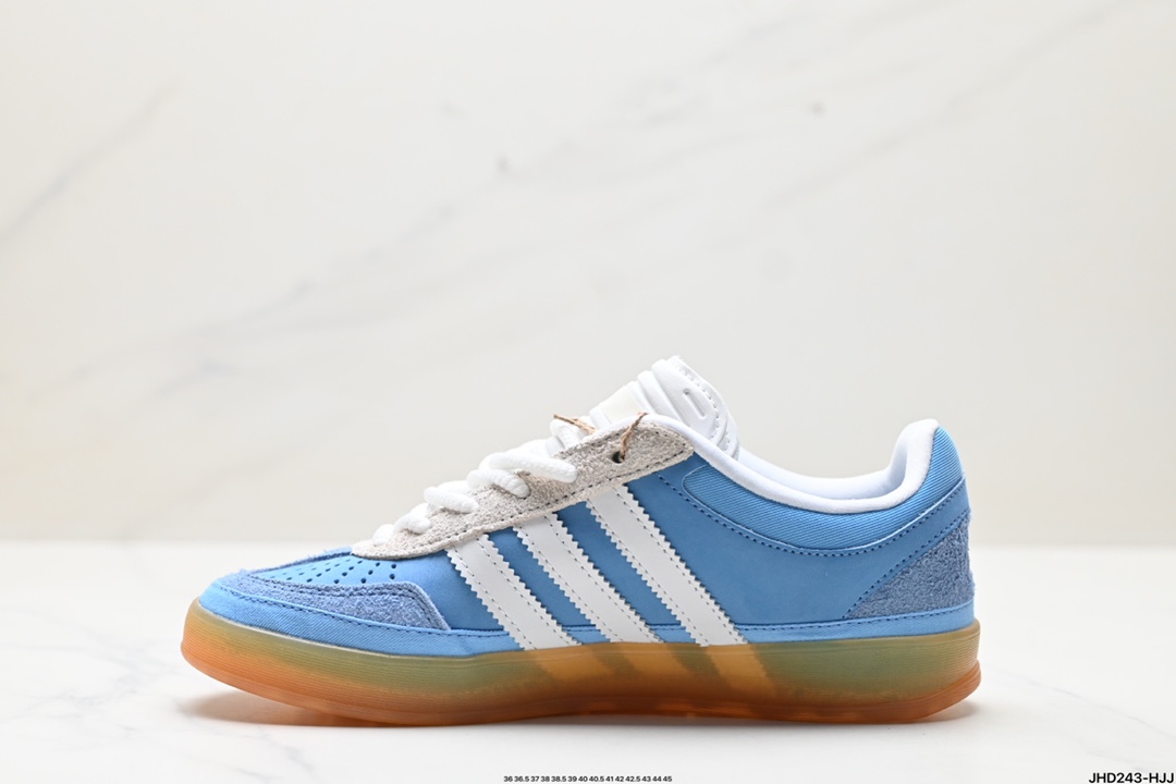 阿迪达斯Adidas Originals Bunny Gazelle Indoor 三叶草复古防滑耐磨低帮板鞋  IF9734