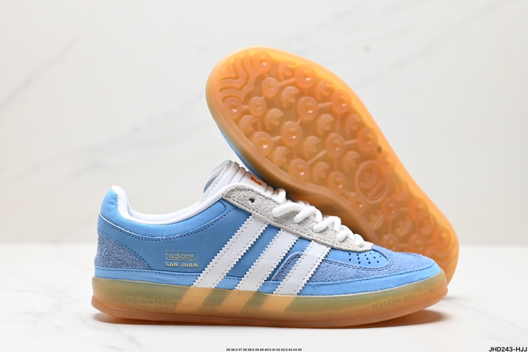 阿迪达斯Adidas Originals Bunny Gazelle Indoor 三叶草复古防滑耐磨低帮板鞋  IF9734