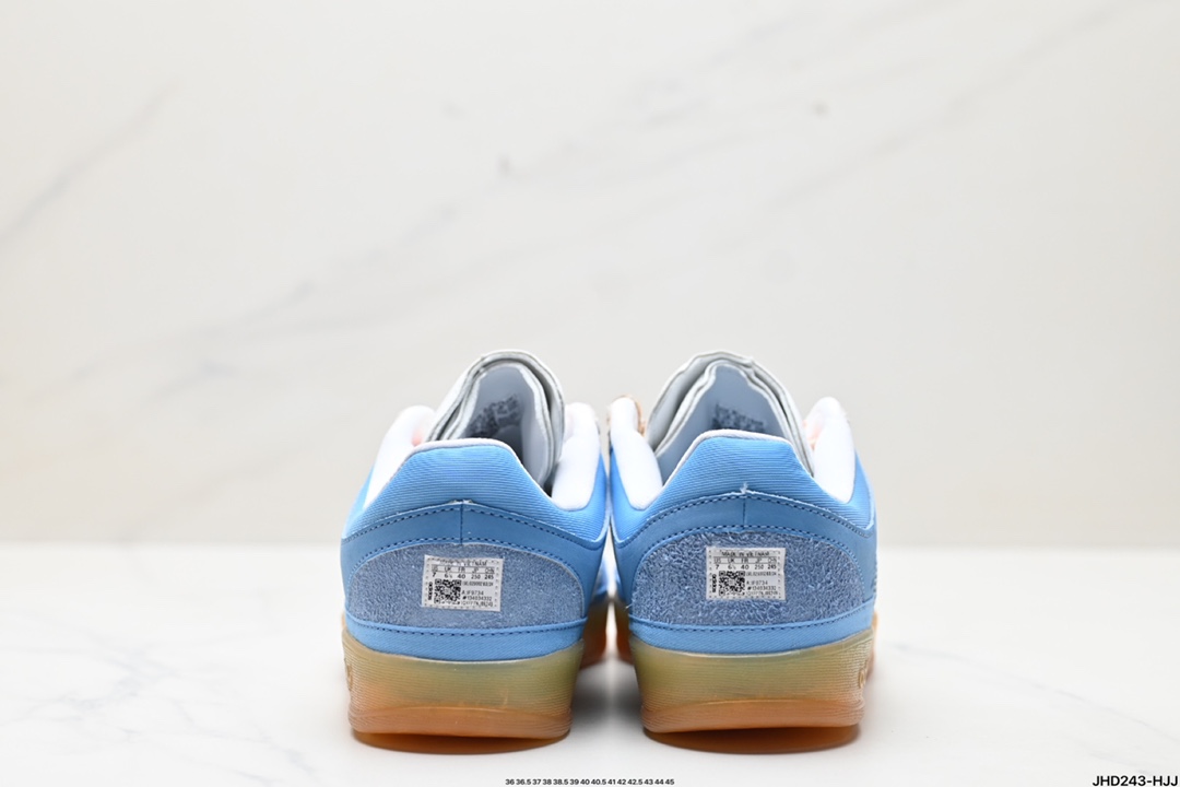 阿迪达斯Adidas Originals Bunny Gazelle Indoor 三叶草复古防滑耐磨低帮板鞋  IF9734