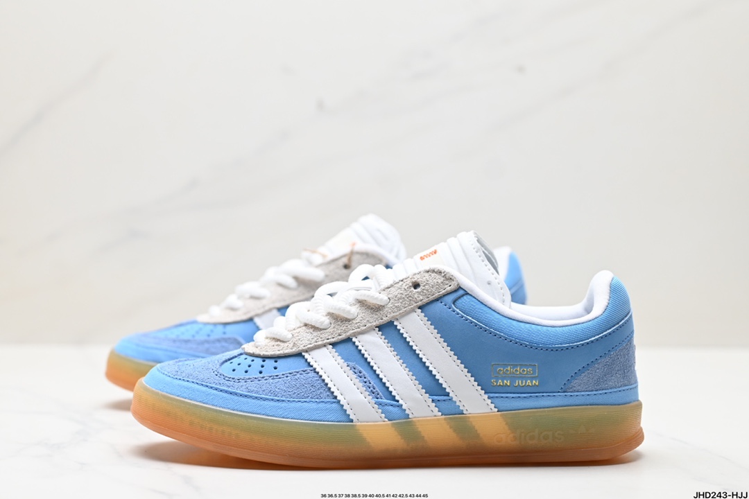 阿迪达斯Adidas Originals Bunny Gazelle Indoor 三叶草复古防滑耐磨低帮板鞋  IF9734