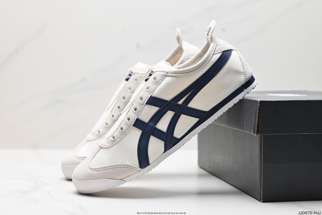 Onitsuka Tiger鬼冢虎 Mexico 66 Slip-on 一脚蹬低帮夏季透气运动休闲鞋  1183A360-207