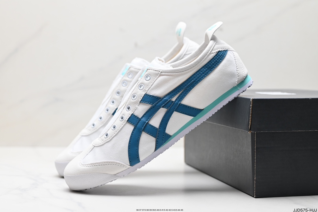 Onitsuka Tiger鬼冢虎 Mexico 66 Slip-on 一脚蹬低帮夏季透气运动休闲鞋  1183A360-207