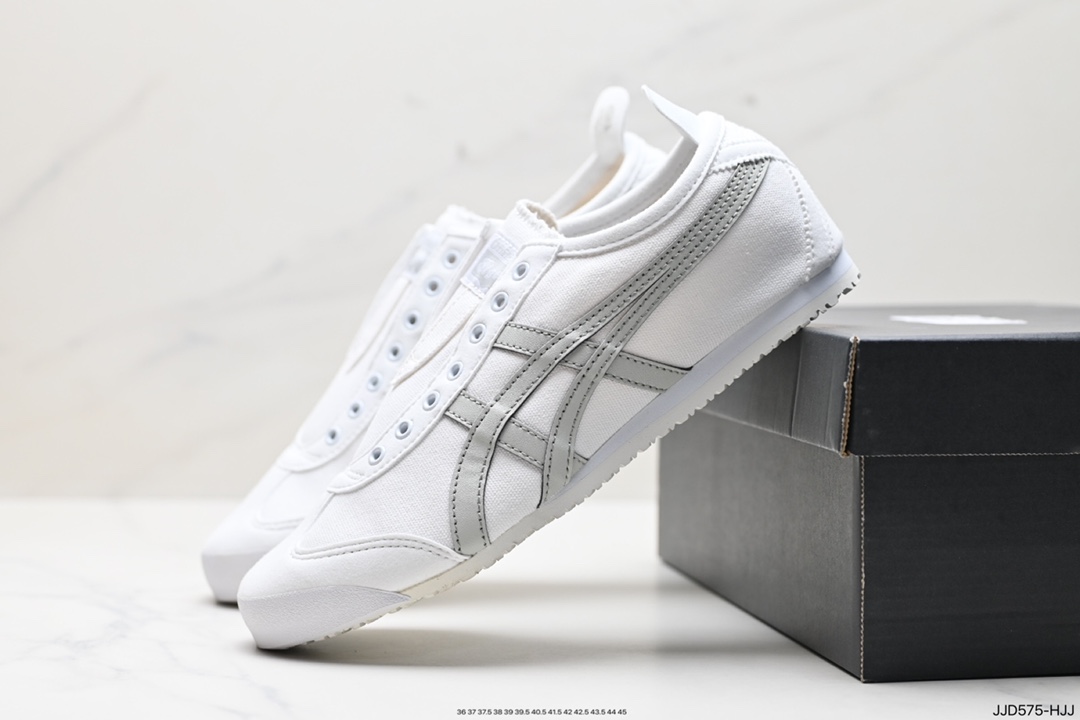 Onitsuka Tiger鬼冢虎 Mexico 66 Slip-on 一脚蹬低帮夏季透气运动休闲鞋  1183A360-207