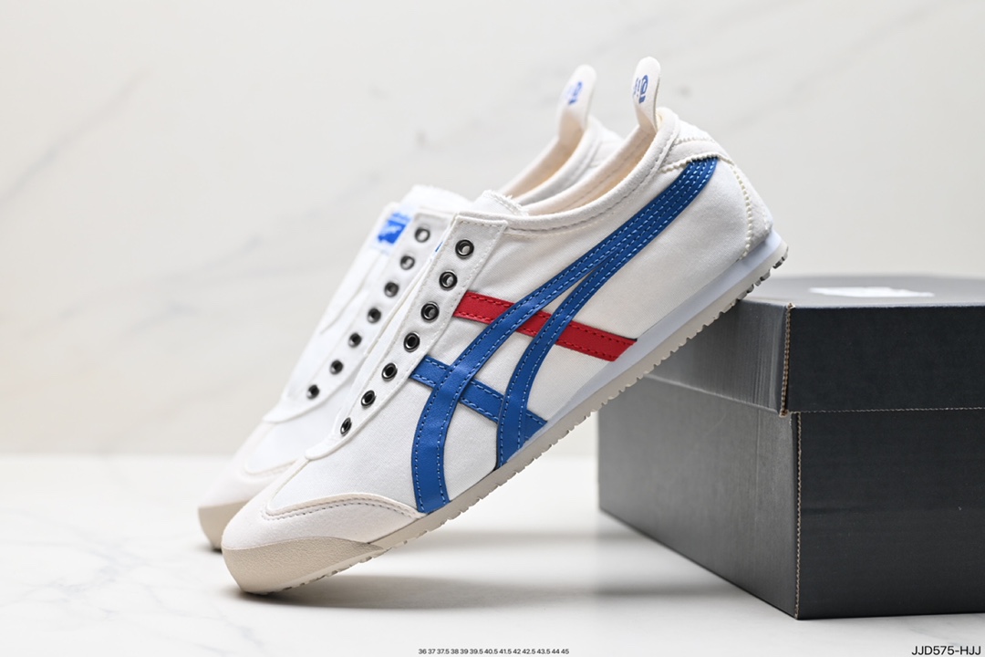 Onitsuka Tiger鬼冢虎 Mexico 66 Slip-on 一脚蹬低帮夏季透气运动休闲鞋  1183A360-207